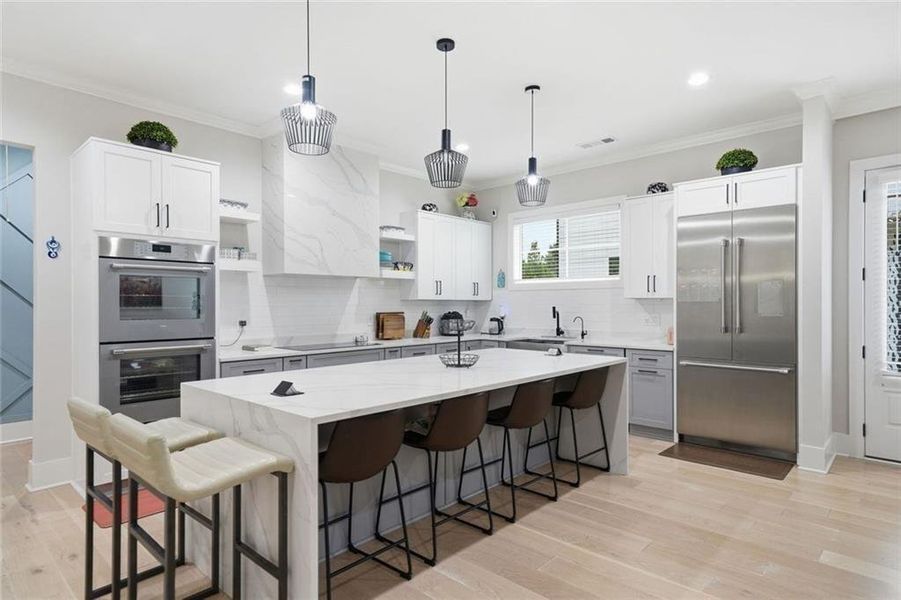 Furnished interior view inside a new home in , Alpharetta (Image 30).
