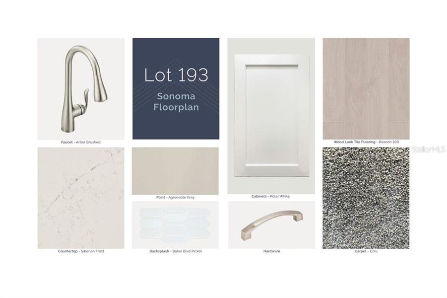 Sample of building materials used in homes in Bay Lake Farms, St. Cloud (Image 3).