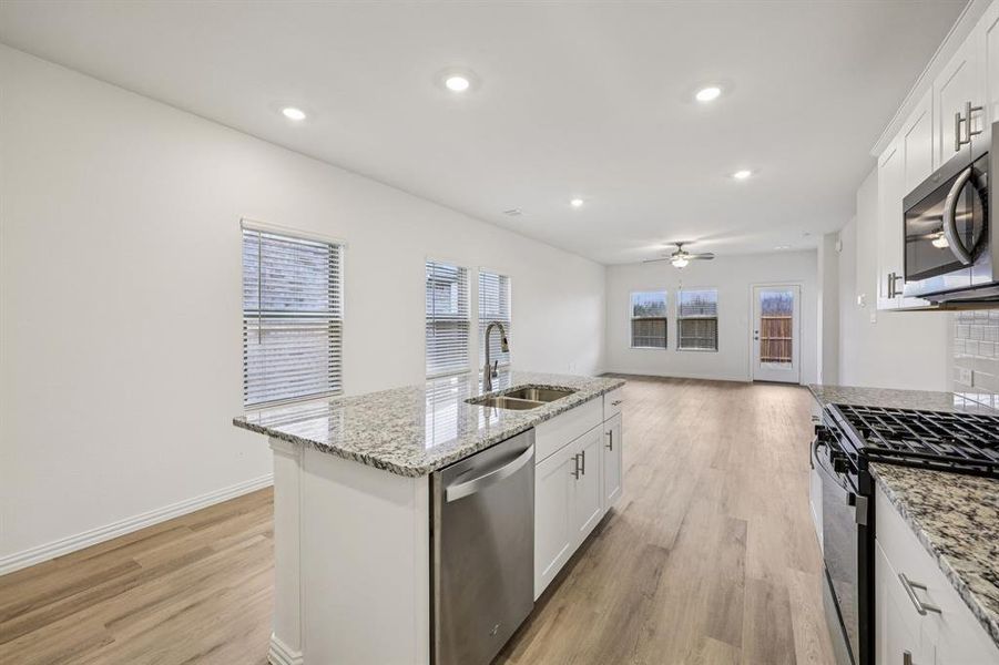 Furnished interior view inside a new home in Parks at Foster Crossing - Spring Series, Anna (Image 16).