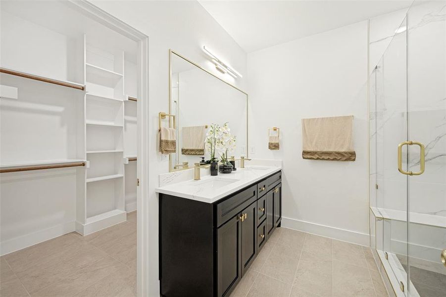 Furnished interior view inside a new home in , Fort Worth (Image 14).