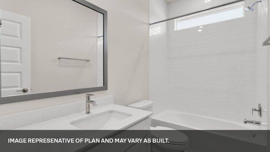 Furnished interior view inside a new home in Rosenbusch Ranch, Leander (Image 11).