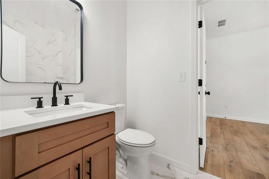 Furnished interior view inside a new home in , Atlanta (Image 10).