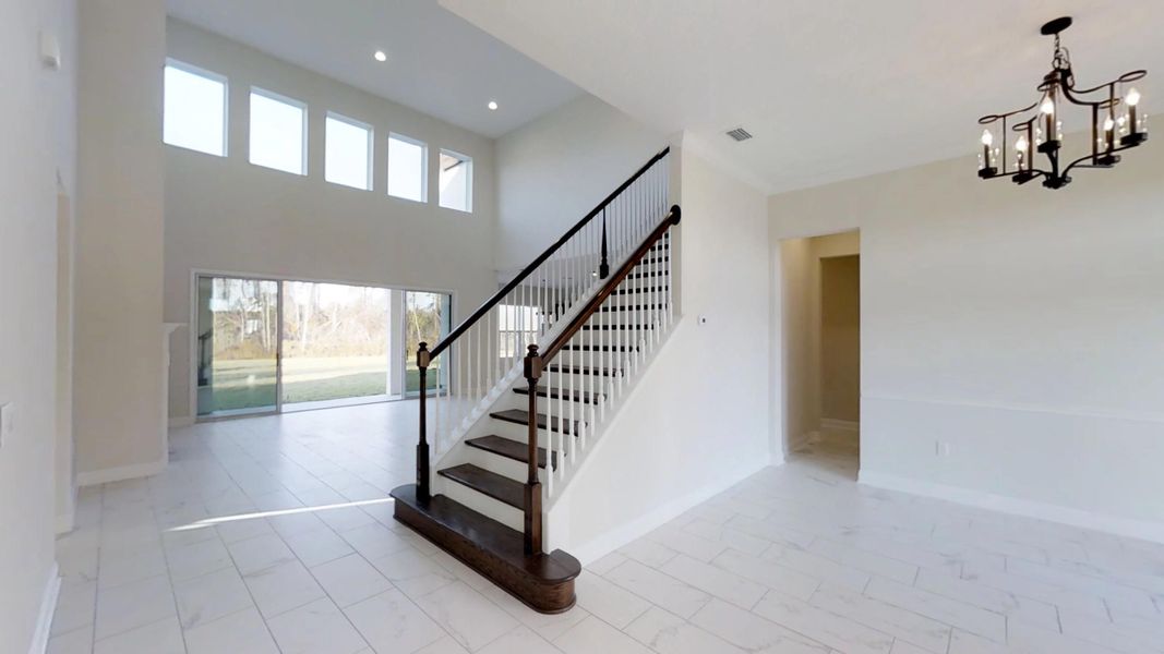 Representative unfurnished interior of a home built from the Augusta - Pinnacle Series | 80' Wide Lots by ICI Homes in Courtney Grove, St. Augustine (Image 11).