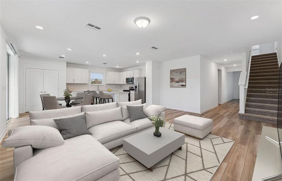 Furnished interior view inside a new home in Riverwood, Zephyrhills (Image 3).