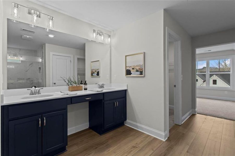 Furnished interior view inside a new home in , Dallas (Image 27).