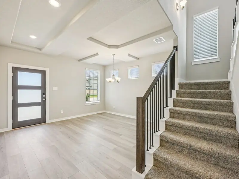 Spacious, unfurnished interior of a new home in Granger Pointe - Premier Series, Conroe (Image 19). Spacious, unfurnished interior of a new home in Granger Pointe - Premier Series, Conroe (Image 19).