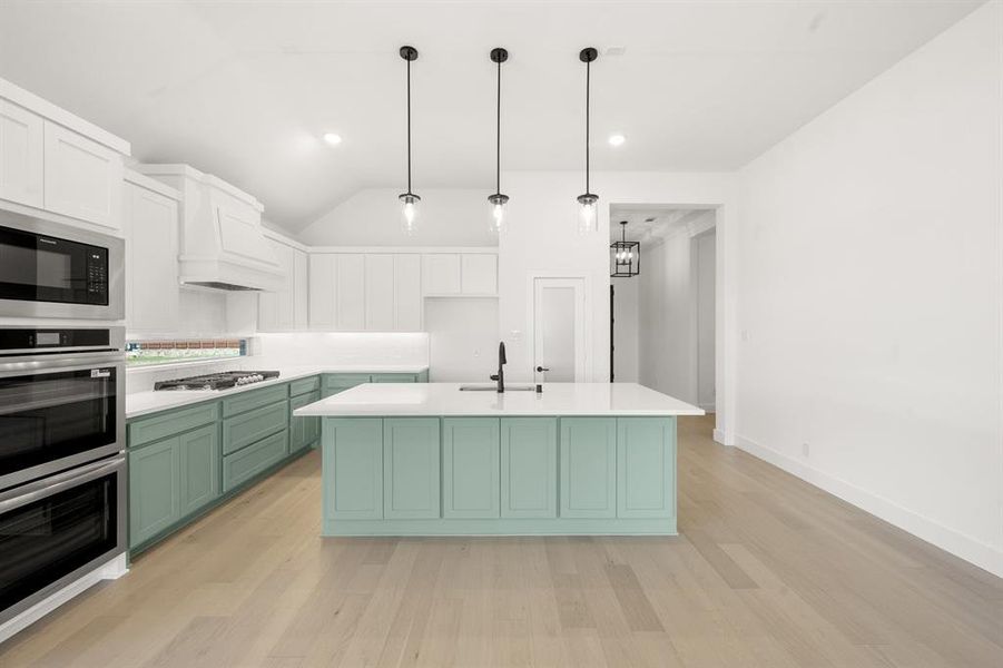 Furnished interior view inside a new home in High Country, Burleson (Image 15).