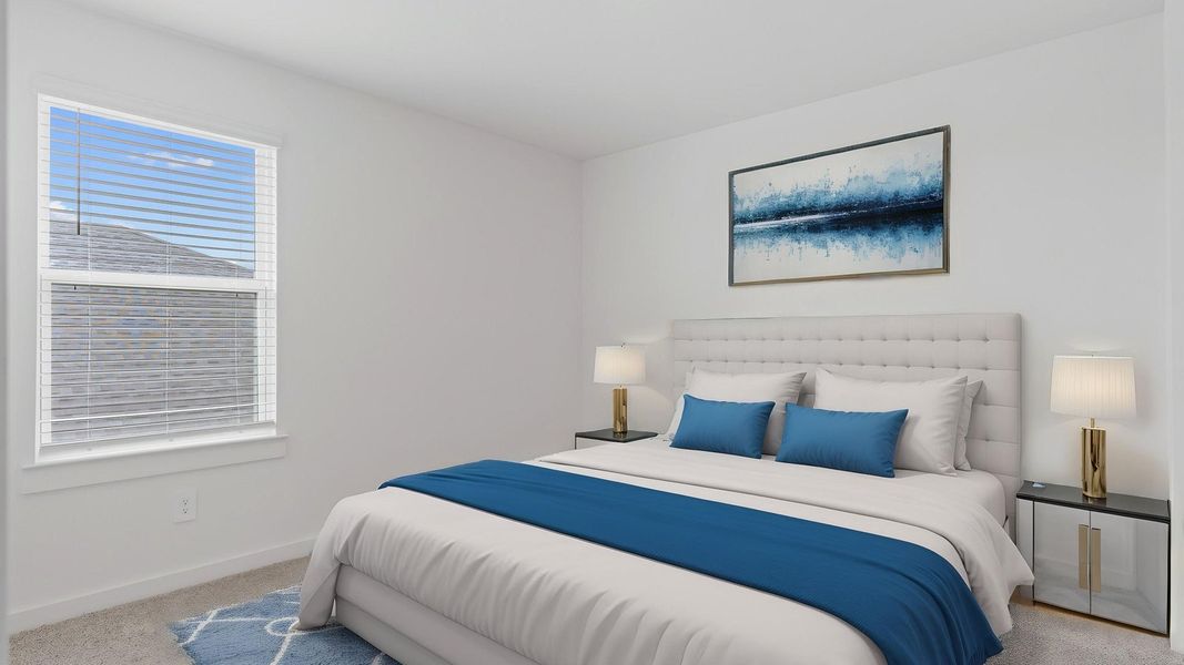 Furnished interior view inside a new home in Evergreen, Rosenberg (Image 12).