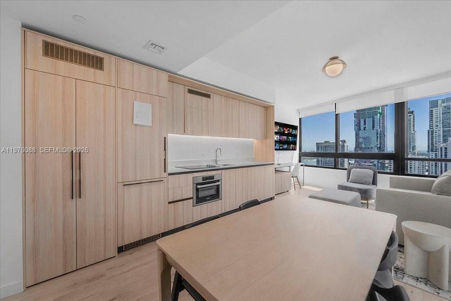 Furnished interior view inside a new home in , Miami (Image 10).