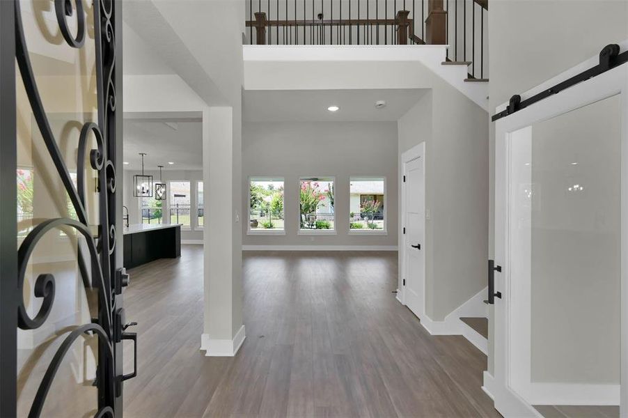 Similar Foyer of a Home Built by Tx Best Home Builders