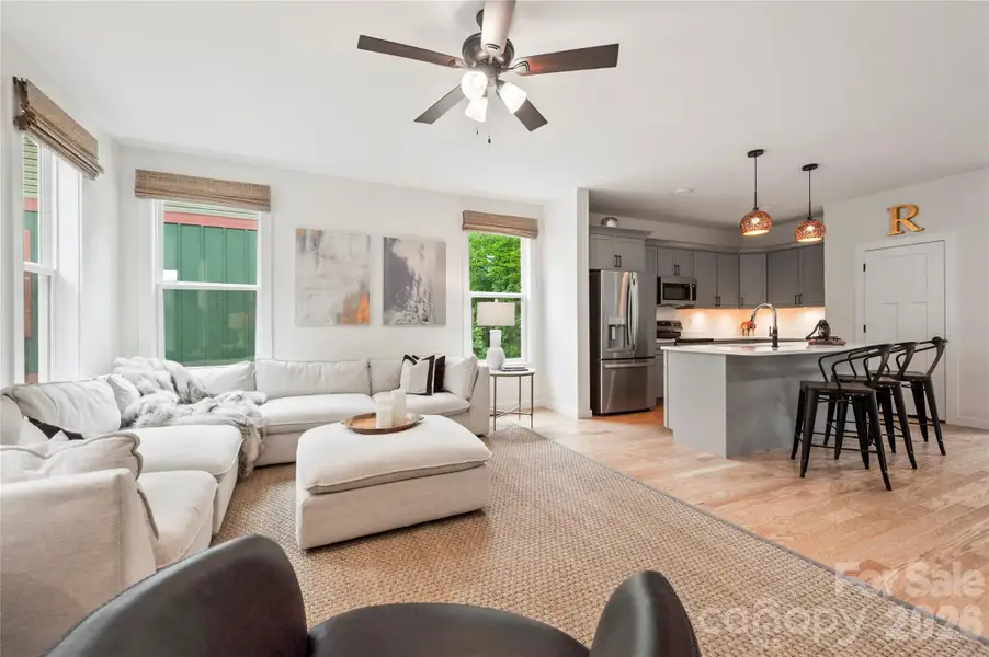Furnished interior view inside a new home in , Asheville (Image 9). Furnished interior view inside a new home in , Asheville (Image 9).