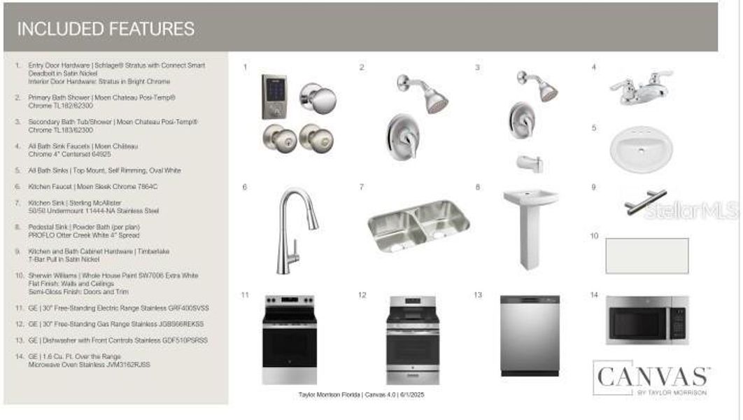 Sample of building materials used in homes in Skye Ranch Community Group Page, Sarasota (Image 23).