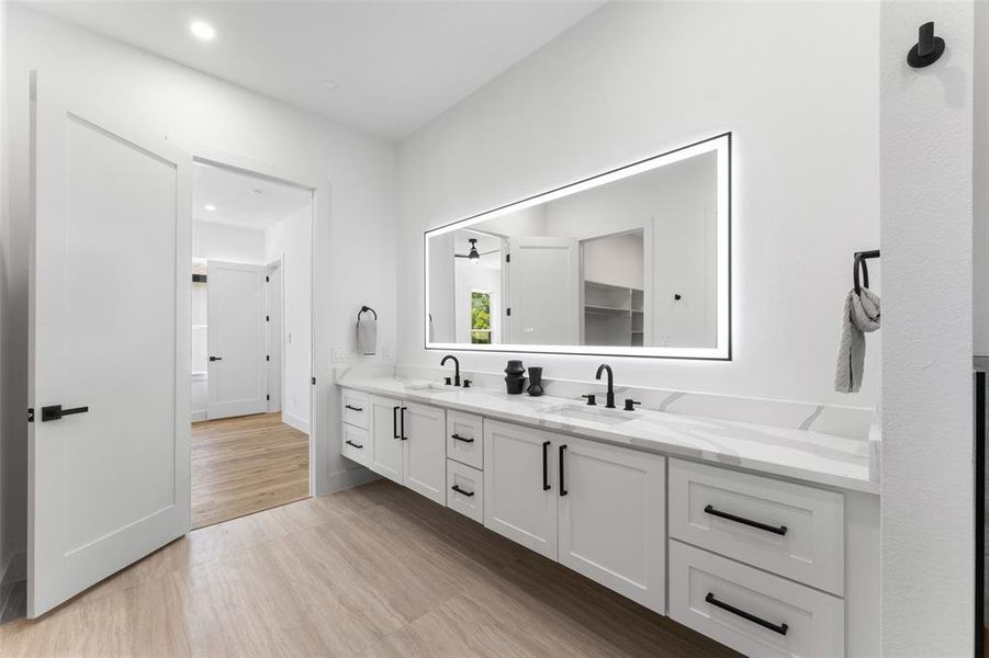 Furnished interior view inside a new home in , Dallas (Image 13). Furnished interior view inside a new home in , Dallas (Image 13).