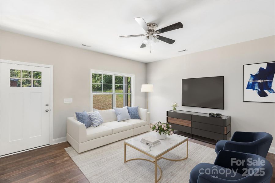 Furnished interior view inside a new home in , Norwood (Image 8).