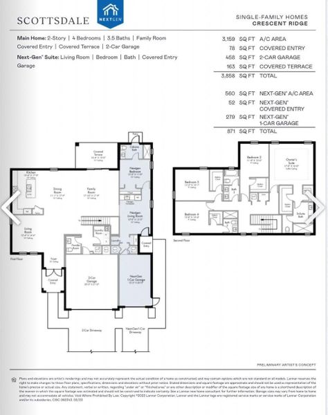 2D floor plan layout of this home in , Davie, FL (Image 3).