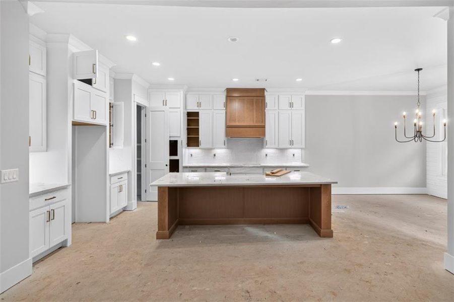 Furnished interior view inside a new home in , Statham (Image 8).