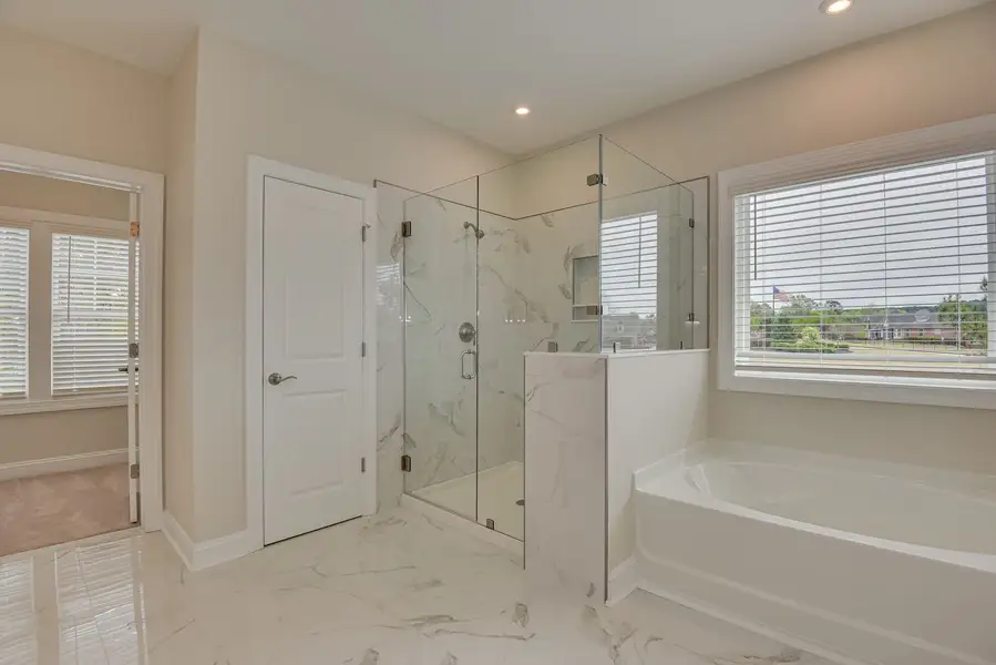 Primary Bathroom Shower, Tub and Closet Primary Bathroom Shower, Tub and Closet