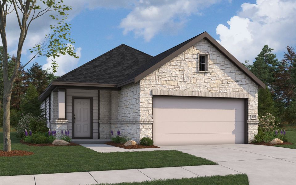 Rendering of floor plan. Colors and features may differ from shown representation.