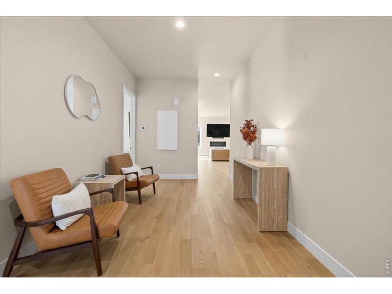 Furnished interior view inside a new home in Pelican Shores at Water Valley, Windsor (Image 30).