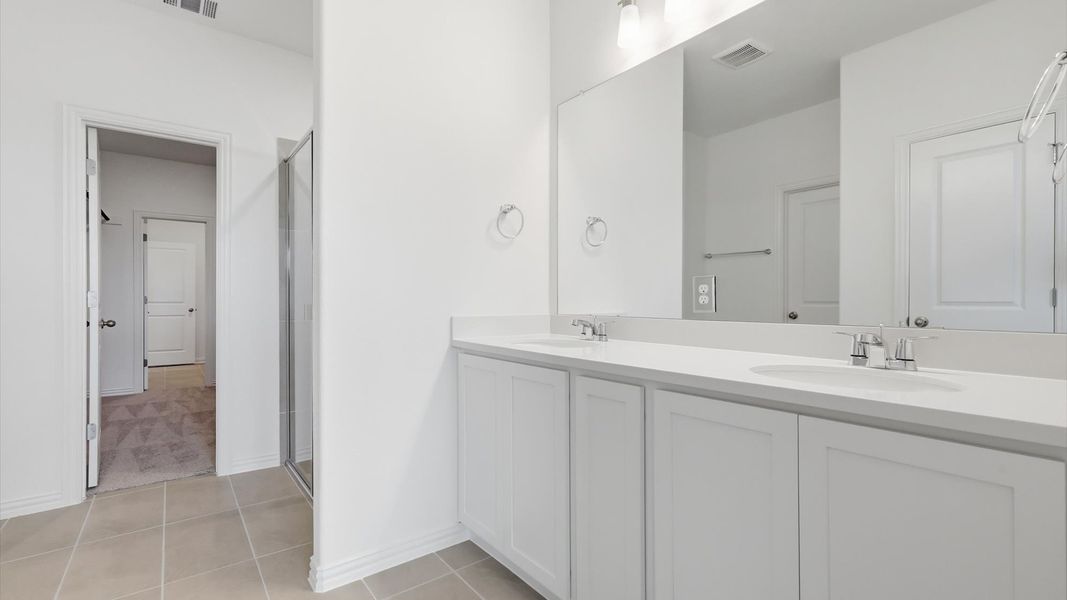 Furnished interior view inside a new home in Westridge Journey, Princeton (Image 31).