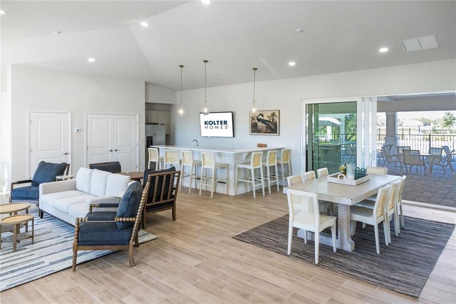 Furnished interior view inside a new home in , Deland (Image 19).