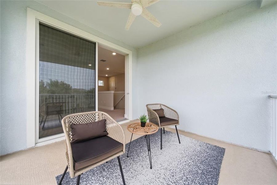 Exterior details and patio area of a home in , Wesley Chapel (Image 30).
