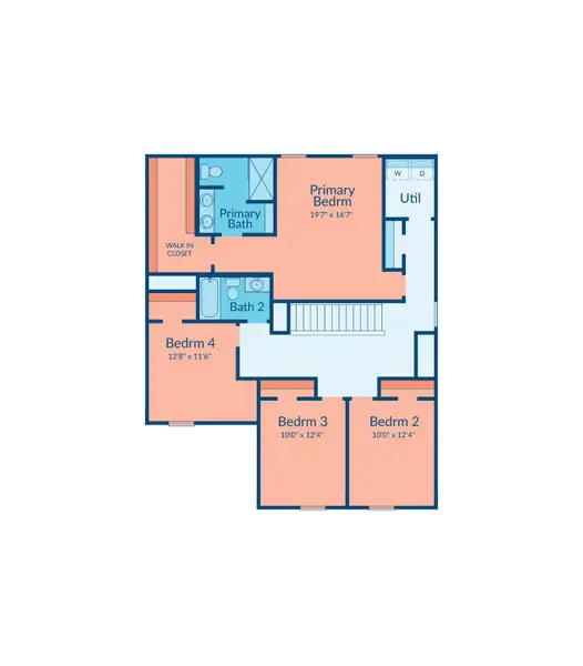 2D floor plan layout of this home in Sofi Lakes, Katy, TX (Image 3). 2D floor plan layout of this home in Sofi Lakes, Katy, TX (Image 3).