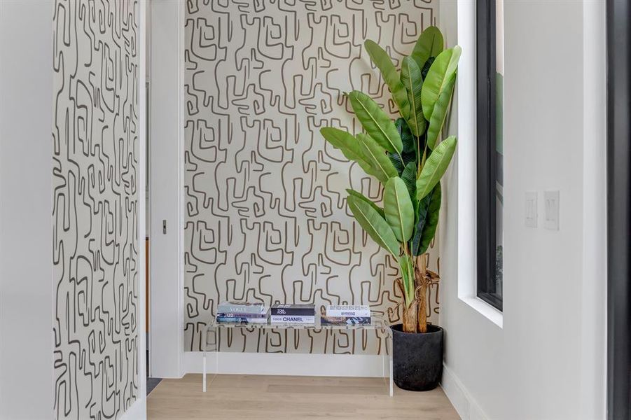 Close-up of interior finishes inside a home in , Dallas (Image 23).