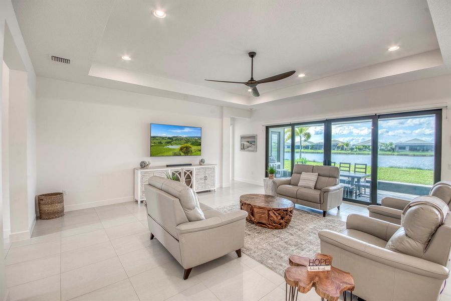 Furnished interior view inside a new home in , Port St. Lucie (Image 18).