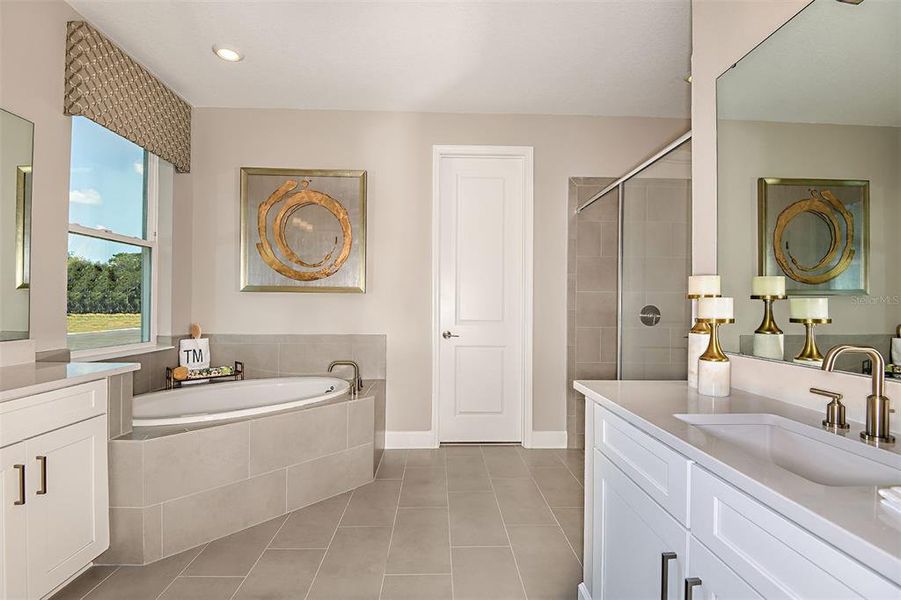 Furnished interior view inside a new home in Lochside, Mount Dora (Image 7). Furnished interior view inside a new home in Lochside, Mount Dora (Image 7).