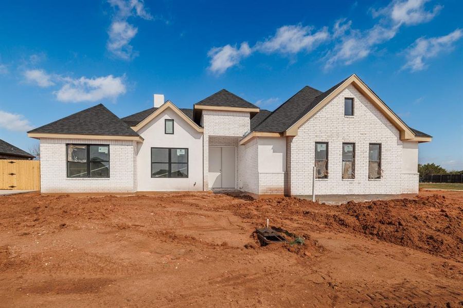 In-progress construction of a new home in , Abilene, TX (Image 5).