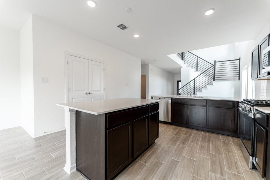 Furnished interior view inside a new home in Hunter's Ranch, San Antonio (Image 6).