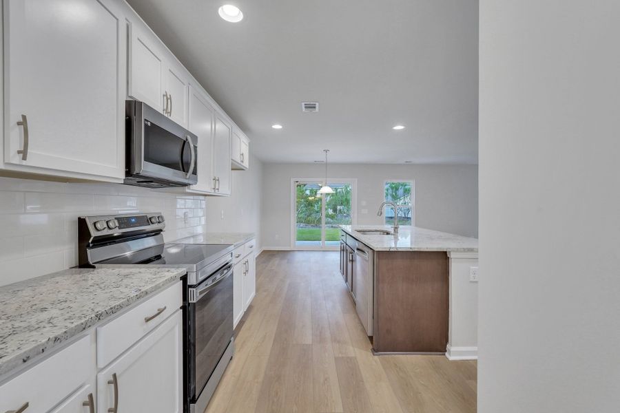 Representative furnished interior of a home built from the The Birch by Smith Family Homes in Lakeview Pines, Statesboro (Image 13).