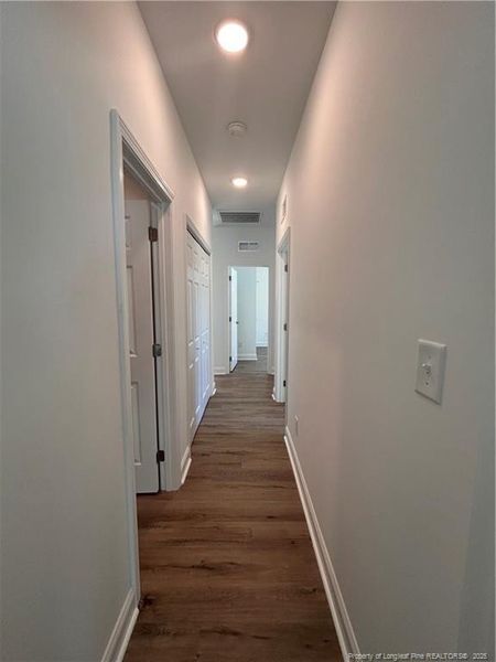 Hall leading to master bedroom suite