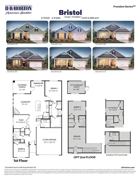 2D floor plan layout of this home in The Villas at Kinsley, Jamestown, NC (Image 2). 2D floor plan layout of this home in The Villas at Kinsley, Jamestown, NC (Image 2).