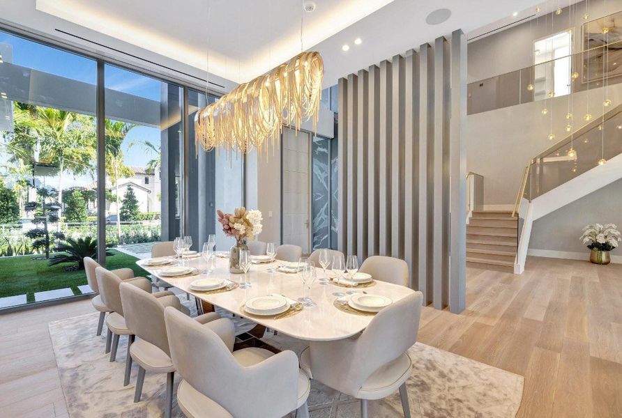 Overlooking the Gated Courtyard