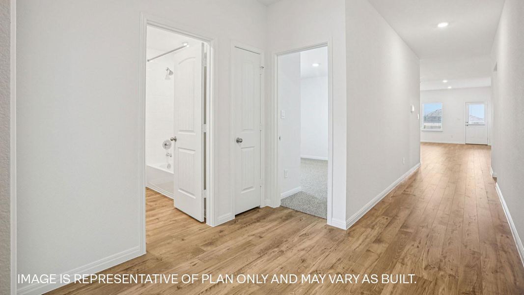 Spacious, unfurnished interior of a new home in Trails at Wildhorse, Austin (Image 15). Spacious, unfurnished interior of a new home in Trails at Wildhorse, Austin (Image 15).