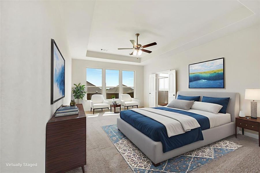 Furnished interior view inside a new home in Liberty Pointe, Gainesville (Image 3). Furnished interior view inside a new home in Liberty Pointe, Gainesville (Image 3).