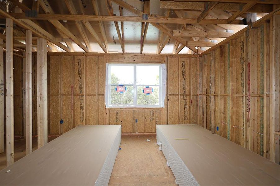 In-progress construction of a new home in Hawk's Overlook, Oviedo, FL (Image 4).