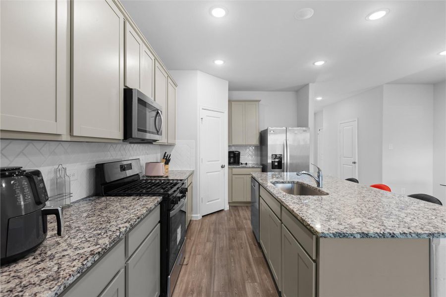 Furnished interior view inside a new home in Lakes at Black Oak, Magnolia (Image 7).