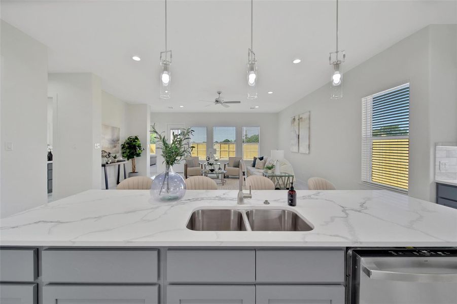 Furnished interior view inside a new home in , Houston (Image 13). Furnished interior view inside a new home in , Houston (Image 13).