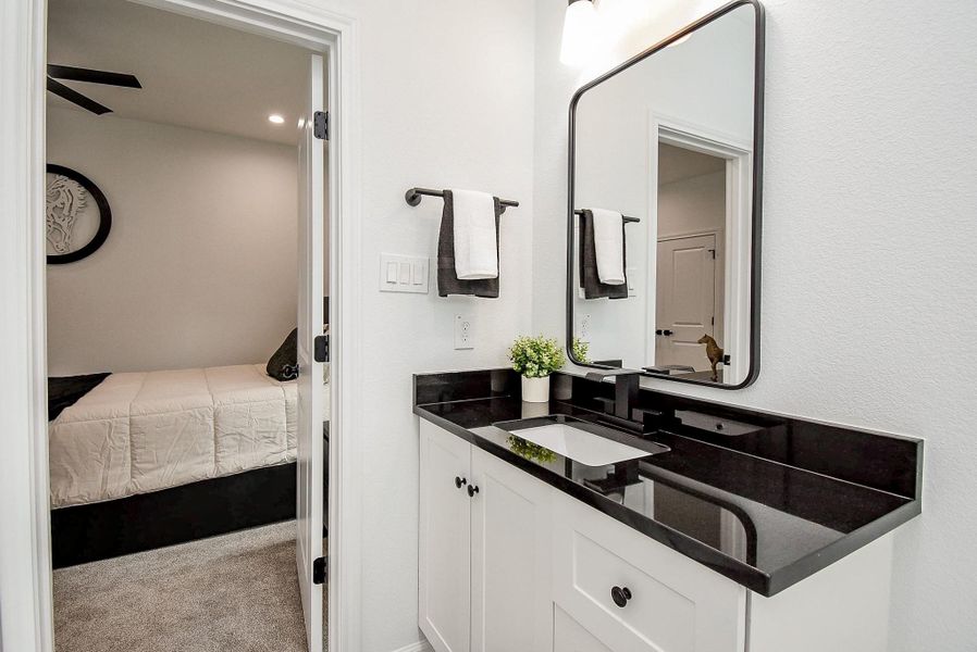 Furnished interior view inside a new home in , Houston (Image 13).