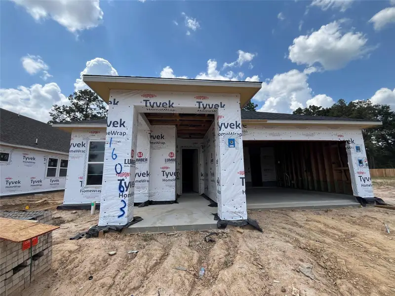 In-progress construction of a new home in , Conroe, TX (Image 3). In-progress construction of a new home in , Conroe, TX (Image 3).