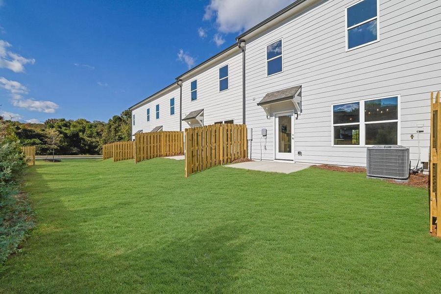 Exterior details and patio area of a home in , Ball Ground (Image 4). Exterior details and patio area of a home in , Ball Ground (Image 4).