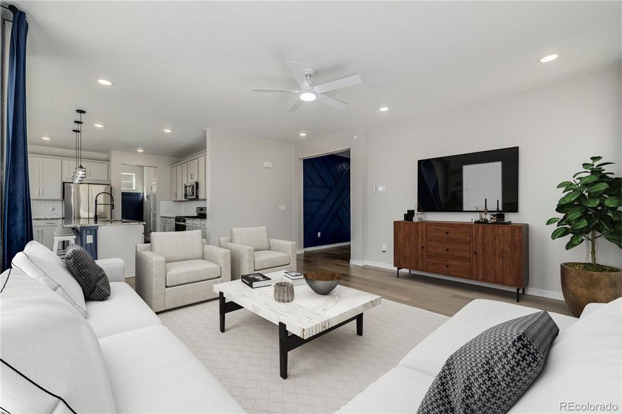 Furnished interior view inside a new home in , Aurora (Image 31).