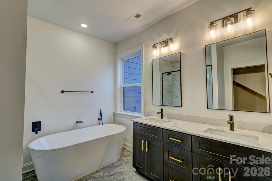 Furnished interior view inside a new home in , Bessemer City (Image 9).