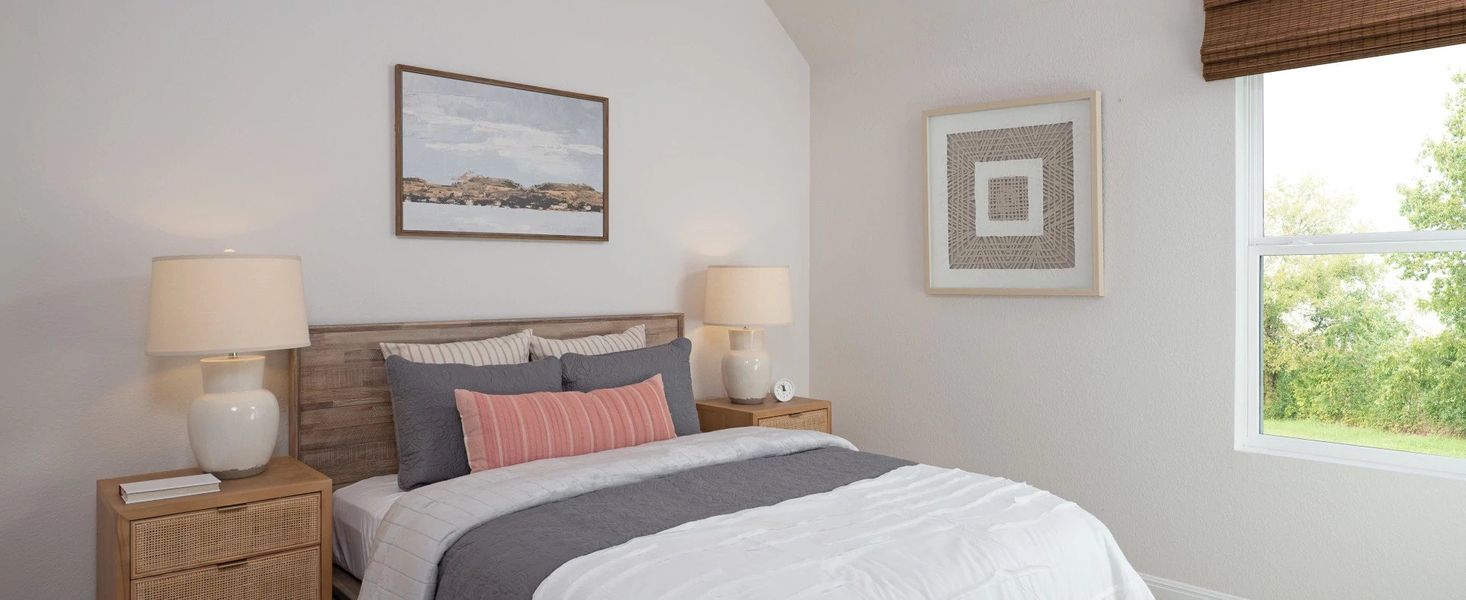 Representative furnished interior of a home built from the Medina II by Ashton Woods in The Colony 50s, Bastrop (Image 12).