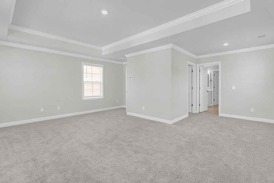 Spacious, unfurnished interior of a new home in Six Oaks, Summerville (Image 28). Spacious, unfurnished interior of a new home in Six Oaks, Summerville (Image 28).