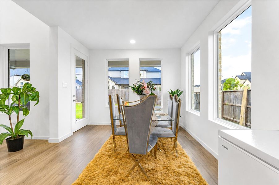 Furnished interior view inside a new home in Harvest Green, Richmond (Image 31).