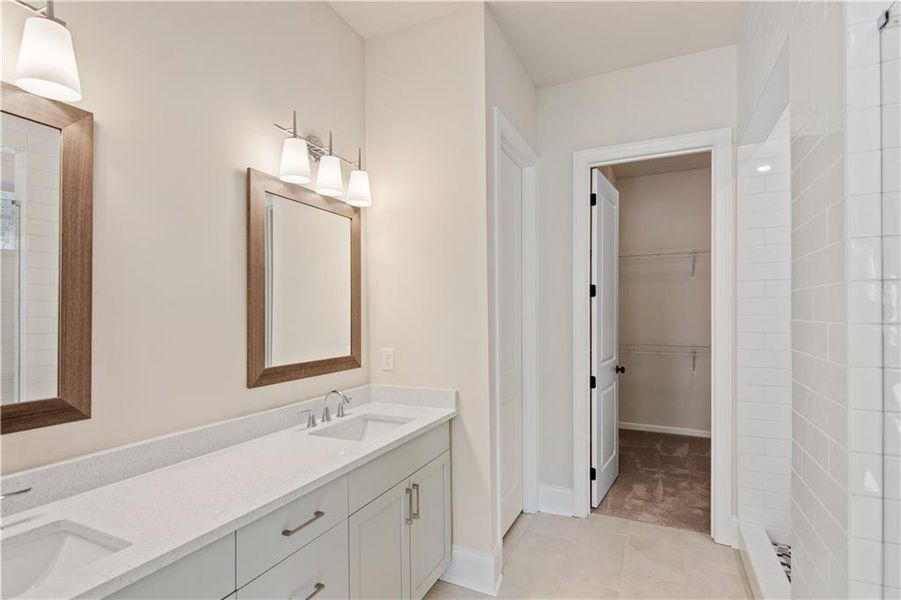 Furnished interior view inside a new home in Waterhaven, Cumming (Image 7).
